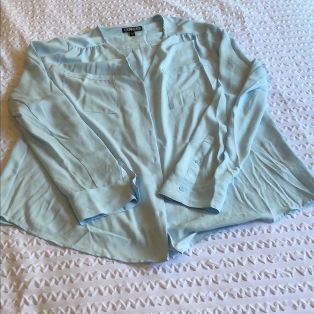 Express portofino blouse no collar